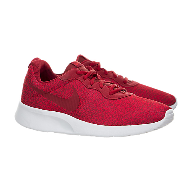 Nike Tanjun Print - Gym Red / Gym Red-Action Red-White
