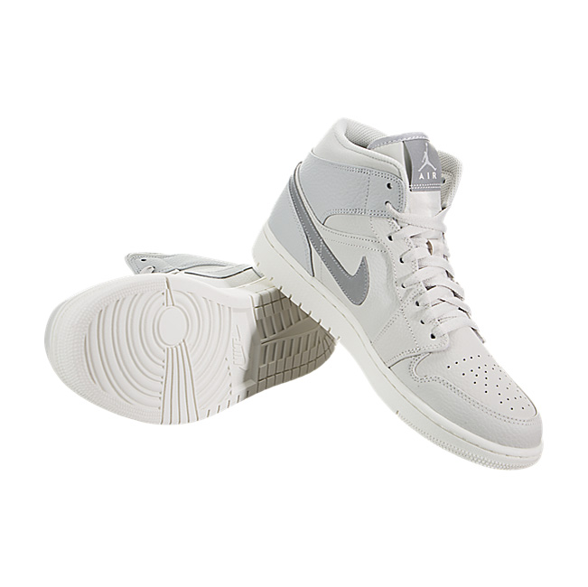 Air Jordan 1 Mid Premium - Light Bone / Grey Fog