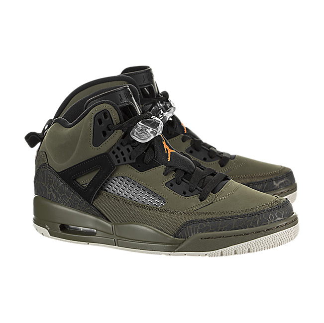 Air Jordan Spiz'ike Retro - Olive Canvas / Cone-Black-Light Bone