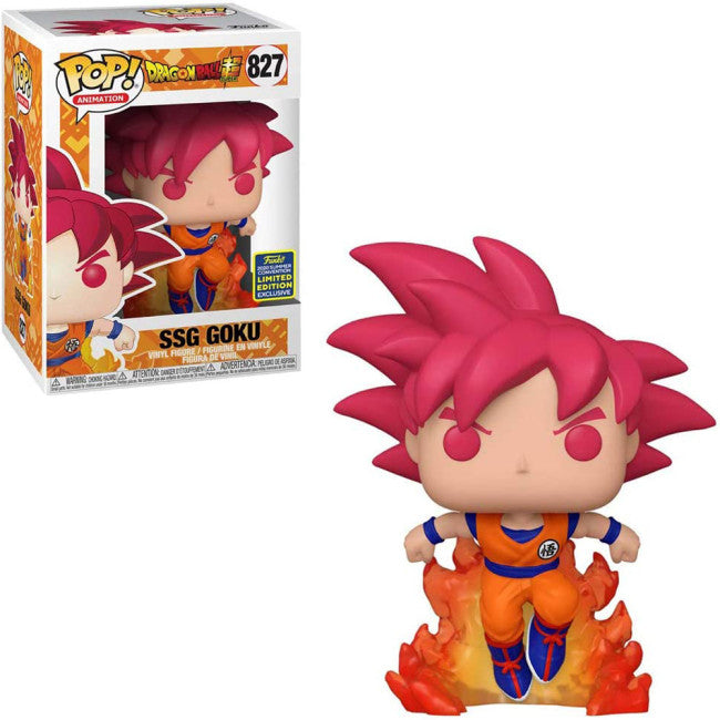 Funko Pop SSG Goku #827 Vinyl Figure