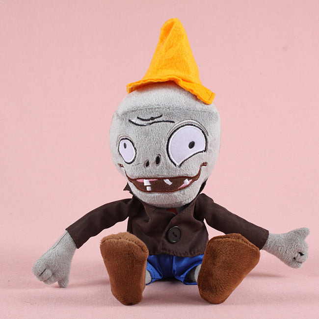 Plants Vs. Zombies Conehead Zombie Plush Toys Doll 28cm