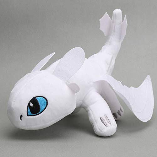 Dreamworks Dragons Lightfury Light Fury 24-inch Deluxe Plush Dragon 60cm