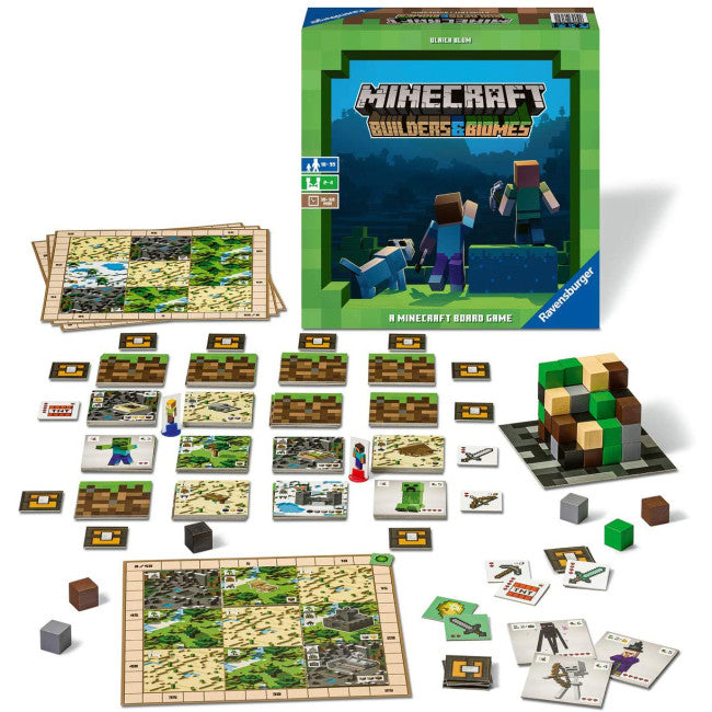 Ravensburger Minecraft Builders & Biomes Strategy Board Game