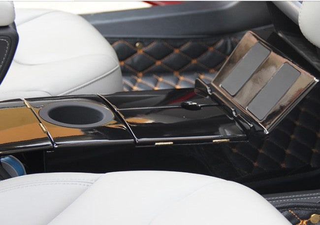 Premium Tesla Model S Center Console Insert - Glossy and Wood