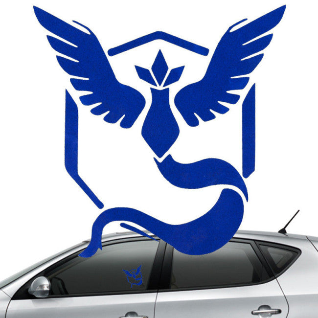 Pokemon Go Blue Team Mystic Window Decal