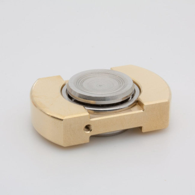 Vorso Machine Finished Flat Top V1 Fidget Spinner - Brass