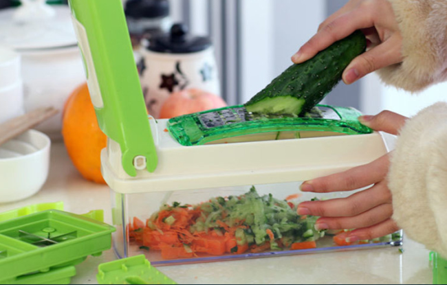 15 pcs Set Dice & Slice Fruit Vegetable Chopper