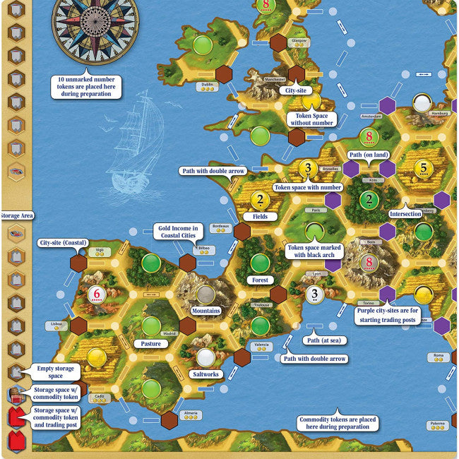 Catan Histories Merchants of Europe Board Game