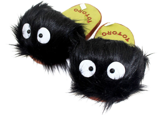 Totoro Dust Bunny Slippers