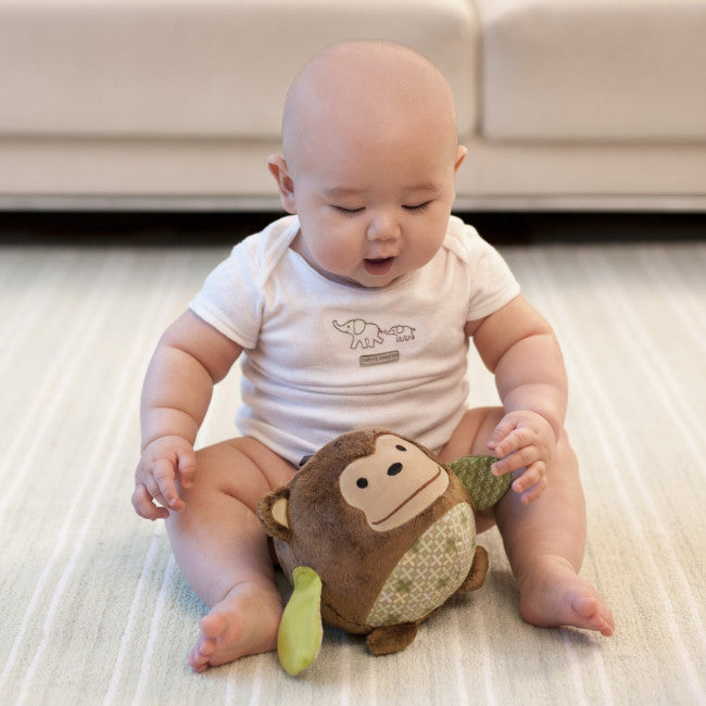Skip Hop Hug & Hide Chime Ball - Monkey