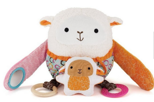 Skip Hop Hug & Hide Activity Toys-Lamb