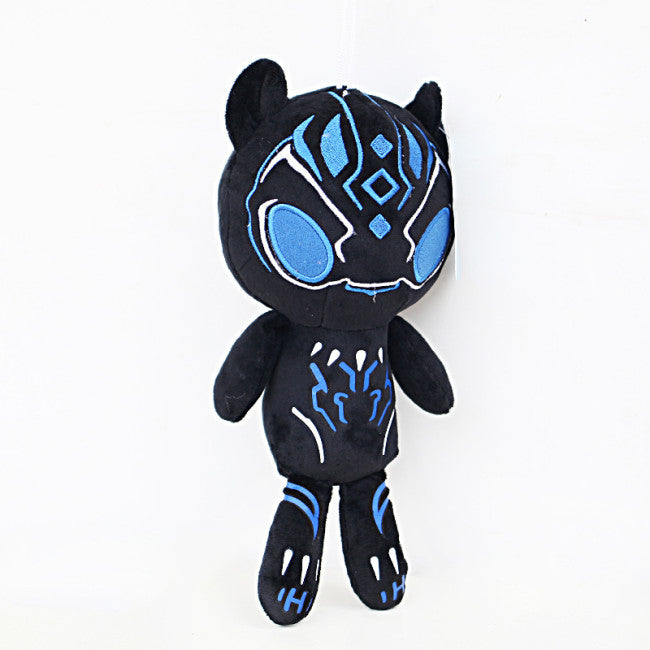 Funko Hero Plushies: Black Panther - Blue Glow Black Panther Plush Toy