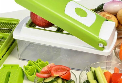15 pcs Set Dice & Slice Fruit Vegetable Chopper