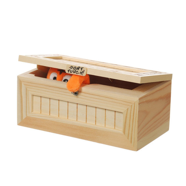Tiger Useless Box, Hezong Don't Touch Box Real Wood