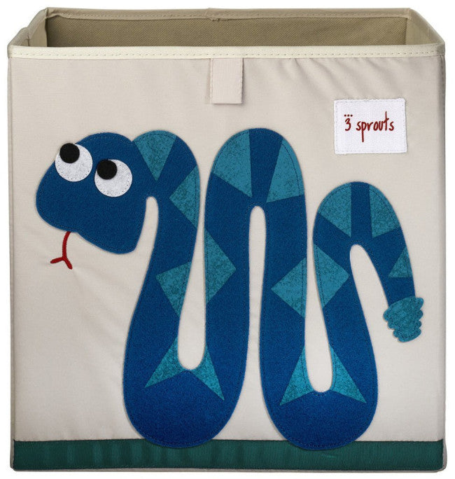 3 Sprouts Canvas Storage Box Snake