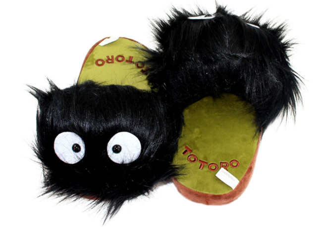 Totoro Dust Bunny Slippers