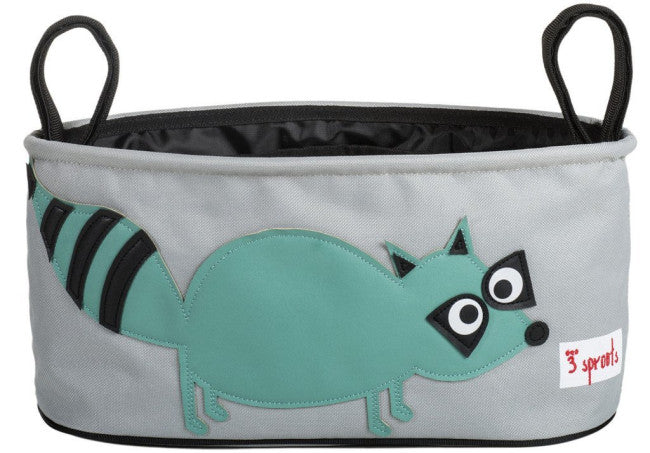 3 Sprouts Stroller Organizer Raccoon