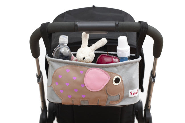 3 Sprouts Stroller Organizer Elephant