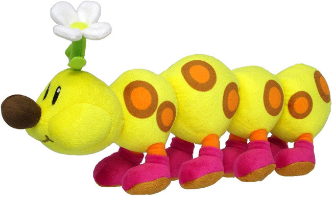 Sanei Super Mario All Star Collection Wiggler 13 Inch Plush
