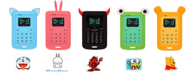 Kids Smallest Card Cellphone Winnie The Pooh Shape