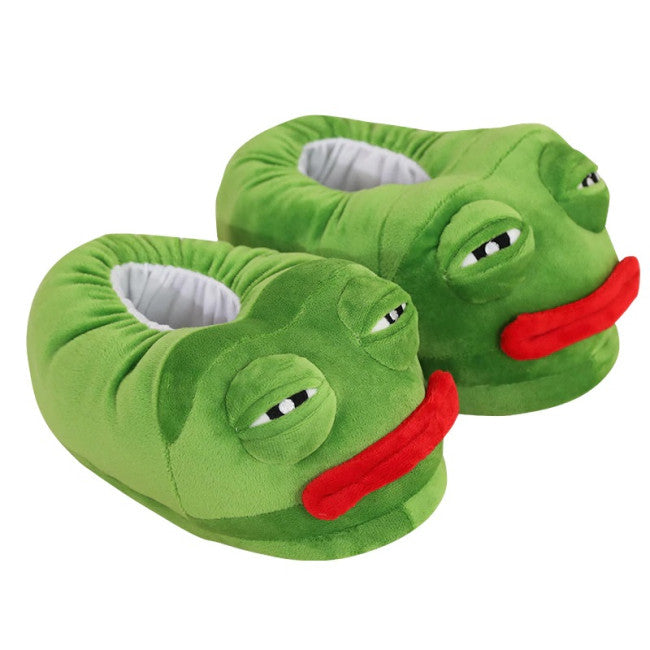 Pepe Sad Frog Slippers