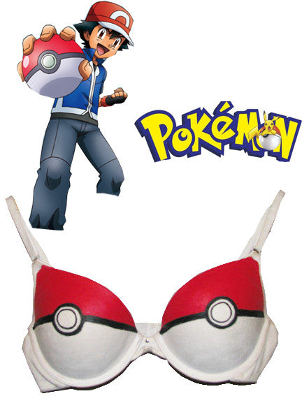 Pokemon Pokeball Bra Stretch Cotton