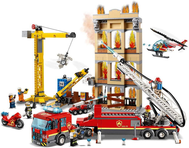 City Downtown Fire Brigade 60216 Brick Building Kit