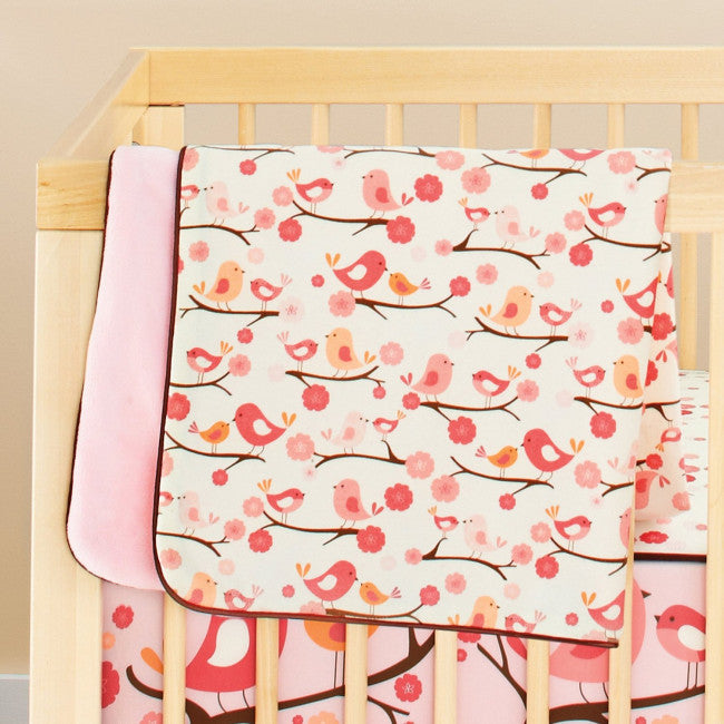 Skip Hop Nursery Blanket - Springtime Birdie