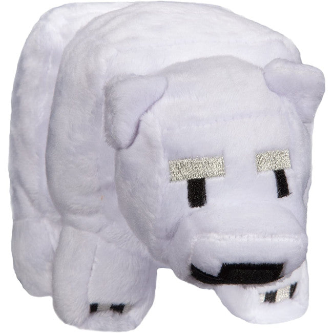 JINX Minecraft Baby Polar Bear Plush Stuffed Toy, 8 Inches
