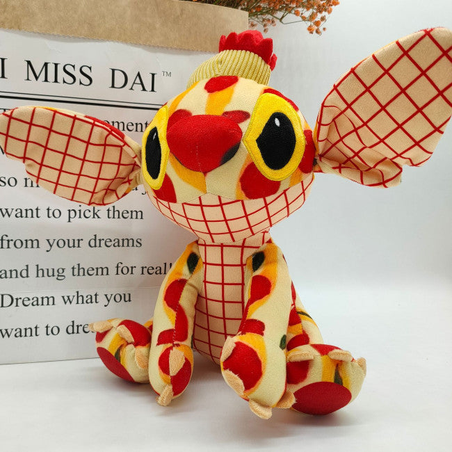 Stitch Crashes Disney Plush Lady and the Tramp