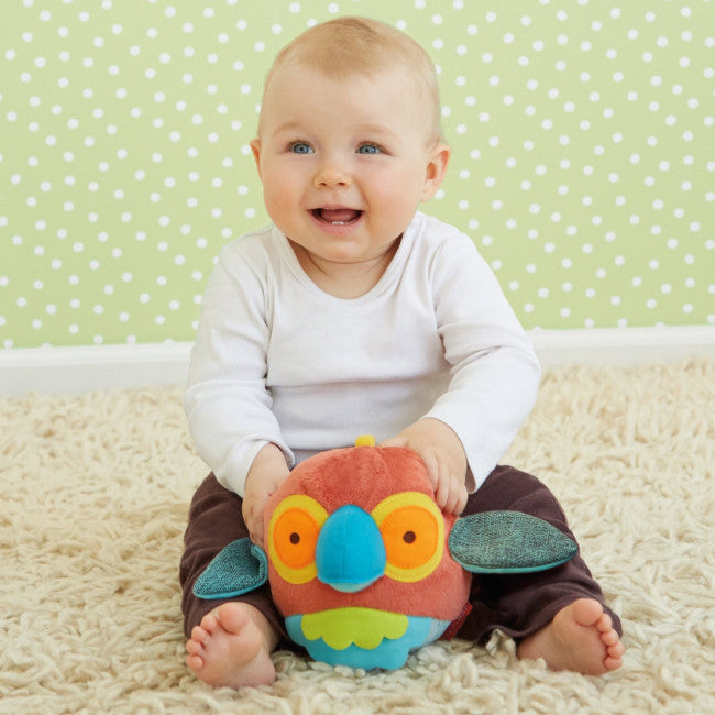 Skip Hop Giraffe Safari Parrot Chime Ball Toy