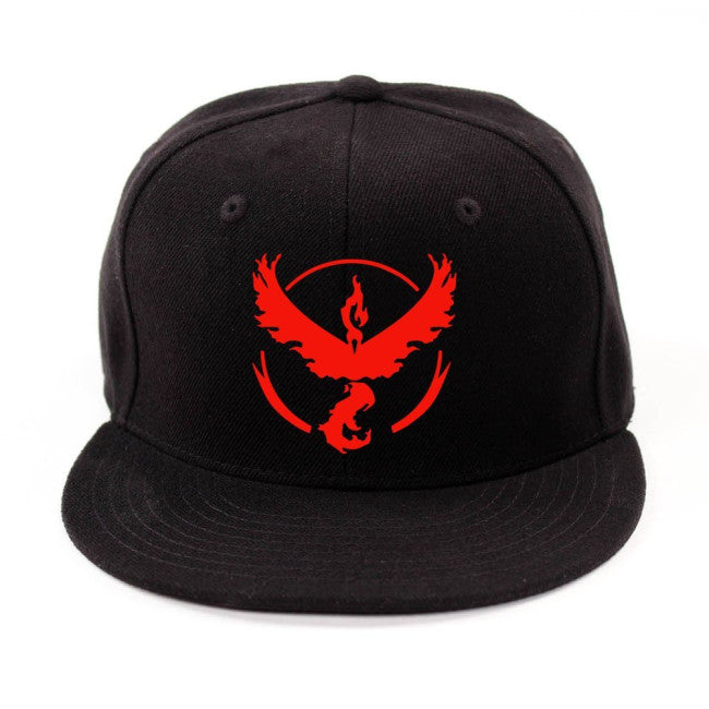 Pokemon Go Red Team Valor Baseball Cap Hat