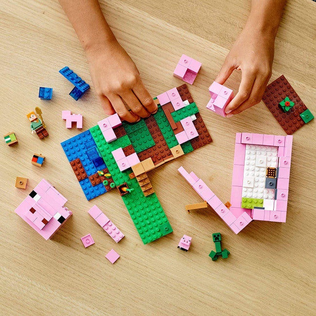 Minecraft The Pig House 21170 Brick Building Kit