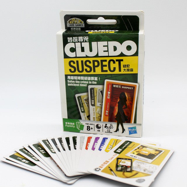 Hasbro Cluedo Suspect Card Game Travel Edition