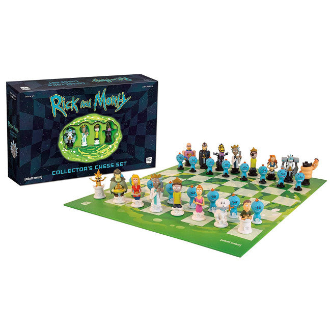 The Op Games Rick And Morty Collector's Chess Set