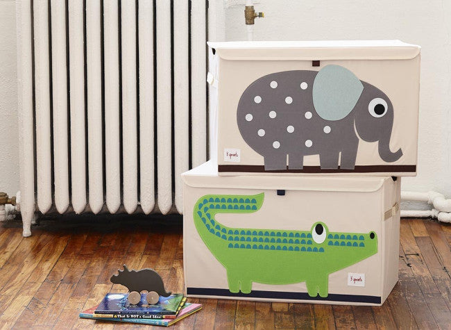 3 Sprouts Toy Chest - Elephant