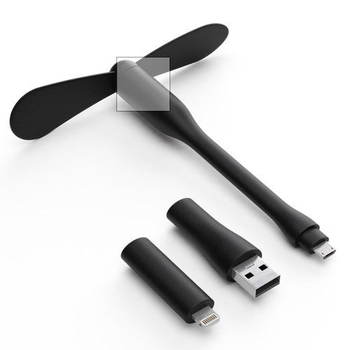 Mota FanFan Mobile Phone Fan Plug In MicroUSB Port for all Phones with MicroUSB Port