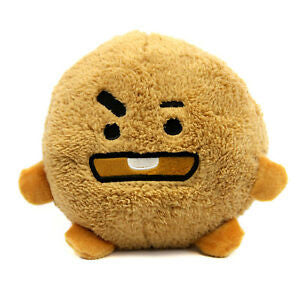 Line Friends BT21 Official Merchandise Shooky Character Plush Standing Figure Décor