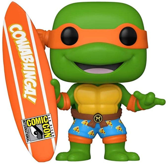 Funko Pop Michelangelo with Surfboard #1019 Vinyl Figure