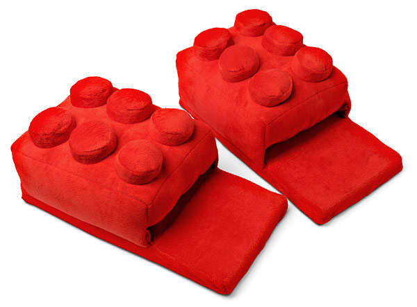 Building Block Slippers Brick Pieces Soft Warm Your Feet