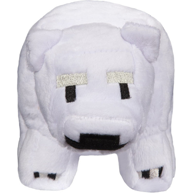 JINX Minecraft Baby Polar Bear Plush Stuffed Toy, 8 Inches