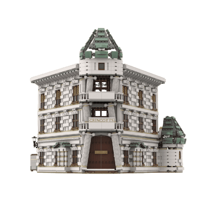 Harry Potter Gringotts Bank and Ukranian Ironbelly Dragon 75978 Brick Building Kit
