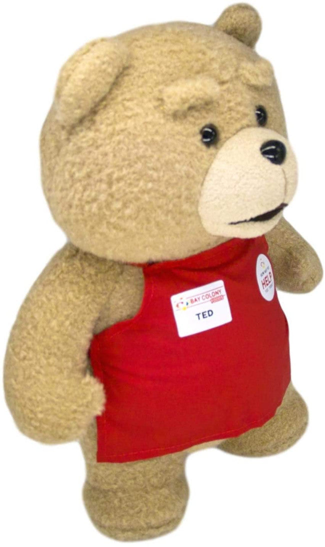 Teddy Bear in Red Apron Stuffed Plush