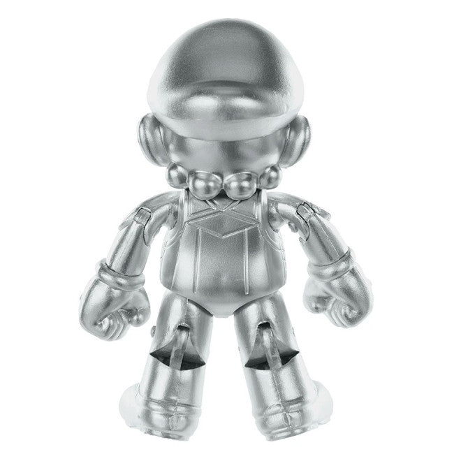 Silver Mario Action Figure 4 Inches