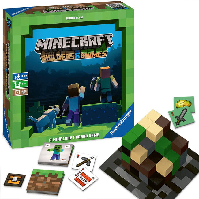 Ravensburger Minecraft Builders & Biomes Strategy Board Game