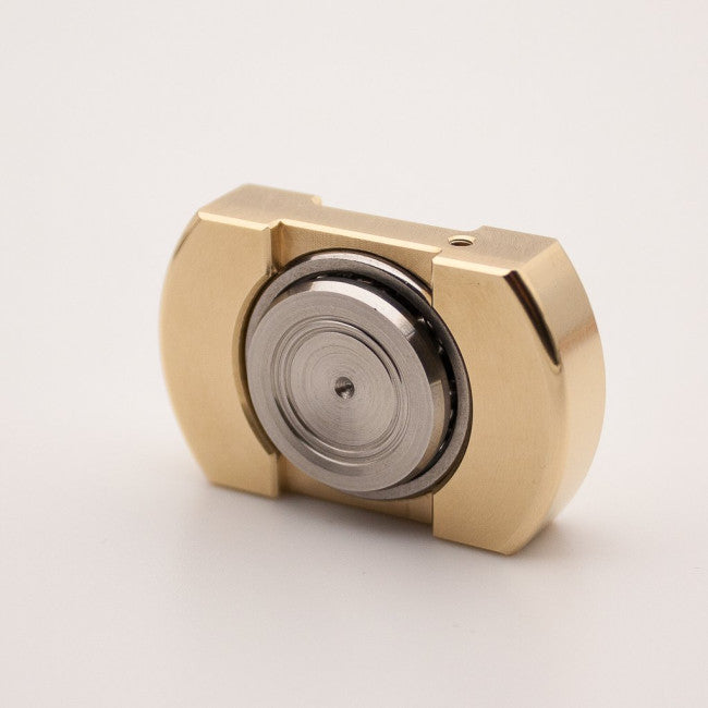 Vorso Machine Finished Flat Top V1 Fidget Spinner - Brass