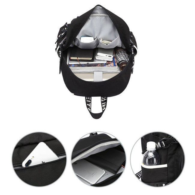 Marshmello Backpack with USB Charger