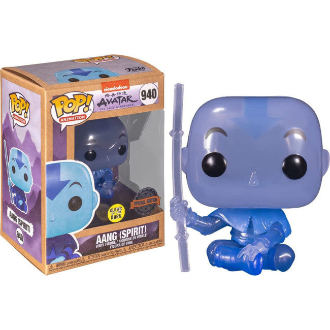 Funko Pop Avatar Aang Spirit Glow #940 Vinyl Figure