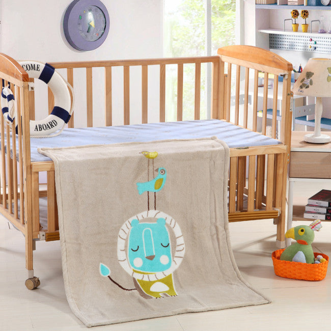 Living Textiles Lolli Living Baby Bot Boa Bassinet Cradle Blanket - Lion