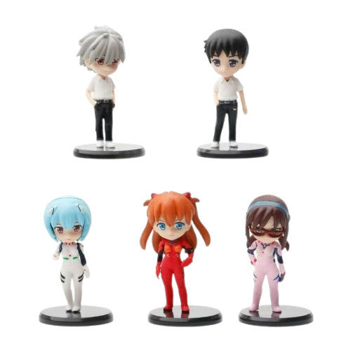 Neon Genesis Evangelion 5pc Figure Set